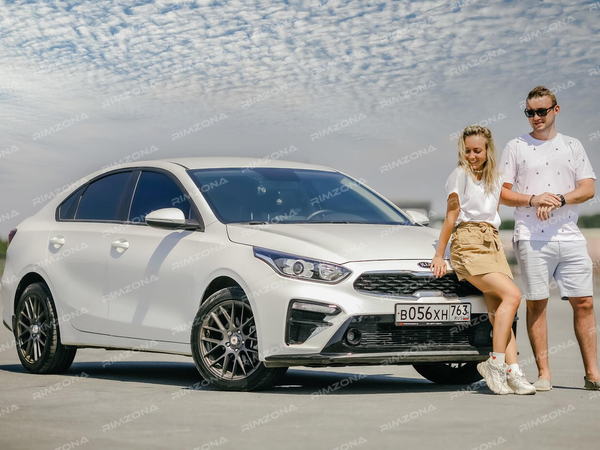 KIA CERATO НА ЛИТЫХ ДИСКАХ DWS-7123 R18 - Фото № 1