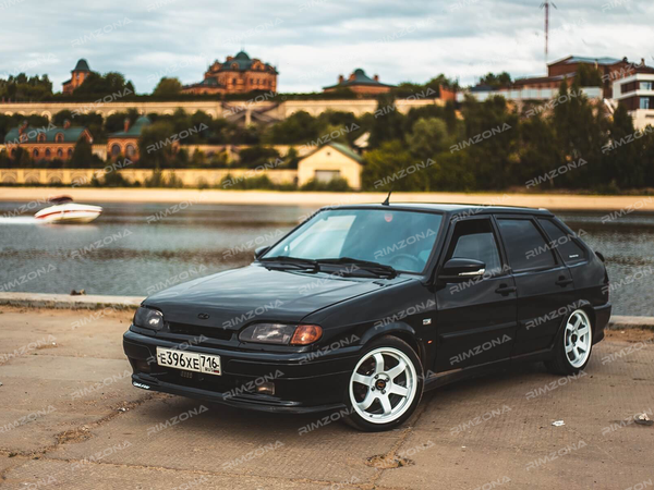 LADA 2114 НА ЛИТЫХ ДИСКАХ В СТИЛЕ RAYS TE37 R15 - Фото № 3