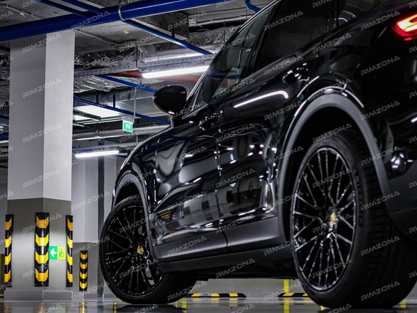 PORSCHE CAYENNE НА КОВАНЫХ ДИСКАХ В СТИЛЕ PORSCHE FPS-1 R21 - Фото № 3