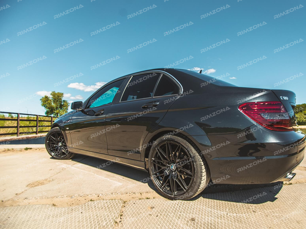 MERCEDES C-CLASS НА ЛИТЫХ ДИСКАХ WHEELEGEND VLF18 - Фото № 3