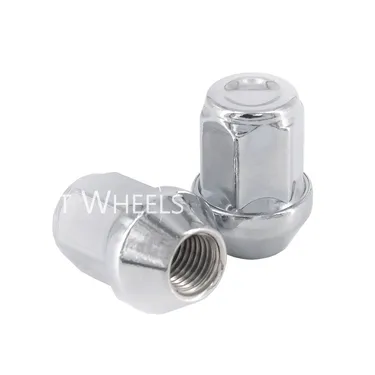 Гайка колесная (Конус/Сквозной 14*1.5 24мм 19 Хром  )