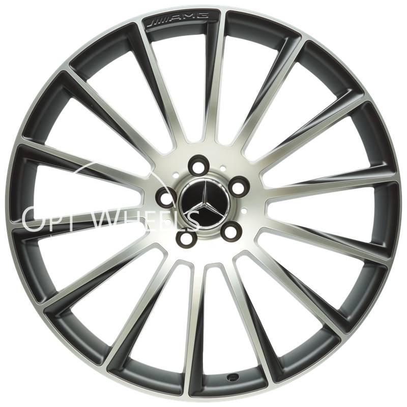 Кованый диск В стиле Mercedes AMG 14 SPOKE R22 9.5J 5x112 ET45 dia 66.6 - Миниатюра № 2
